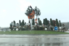 Rond-point en France / Französischer Kreisverkehr