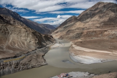 Einmündung Zanskar in den Indus / Confluent Indus et Zanskar