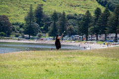 der Poi-Tanz der Maori Frauen